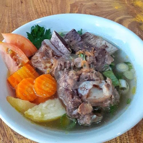 SOP IGA SAPI menu KALIBOE sop iga bakar, wojo