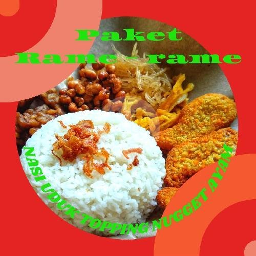 Bubur Ayam Cianjur + Nungget Ayam menu Bubur Ayam & Nasi Uduk Lapau SM, Jojoran, Gubeng
