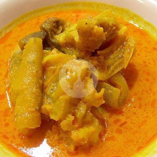 Nasi Rames Tambusu / Gulai Usus Sapi menu RM Padang Mekar Jaya, Mampang Prapatan