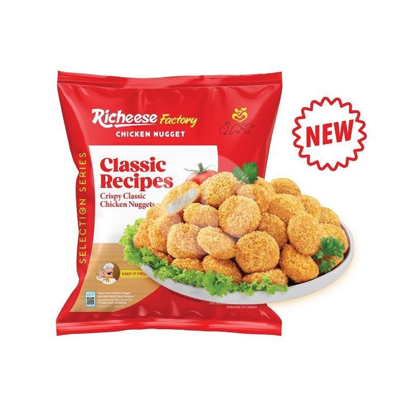 Nugget Flying Chicken Gold Series 500gr menu Richeese Factory, Rawa Belong