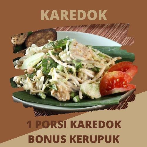 Karedok menu Lotek Ibu imas, Manglid