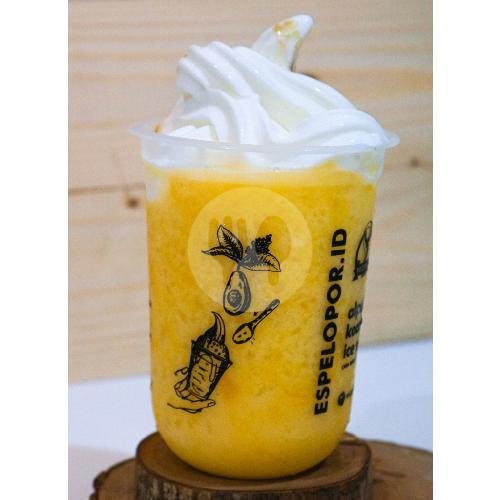 Durian Kocok Ice Cream Vanilla menu ES PELOPOR BLONDO, MERTOYUDAN
