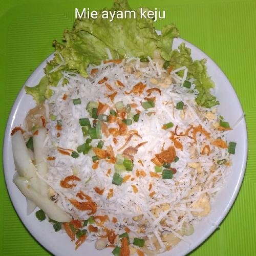 Pangsit Mie Ayam Jamur Pedas menu Pangsit Mie Ayam Bu Tin, Sukolilo