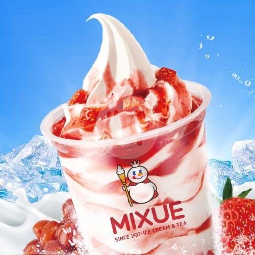 Mi-Oatsn Beans Milk menu Mixue Cibolang, Desa Cibolang Kaler