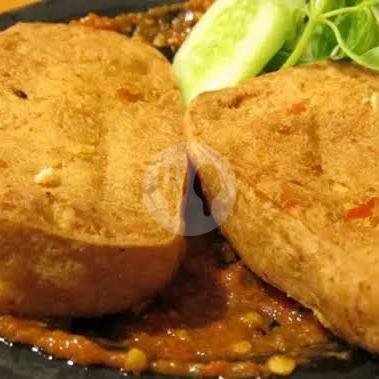 Terong menu CAK TOMO, Seafood Lalapan Ikan Bakar, Sulfat