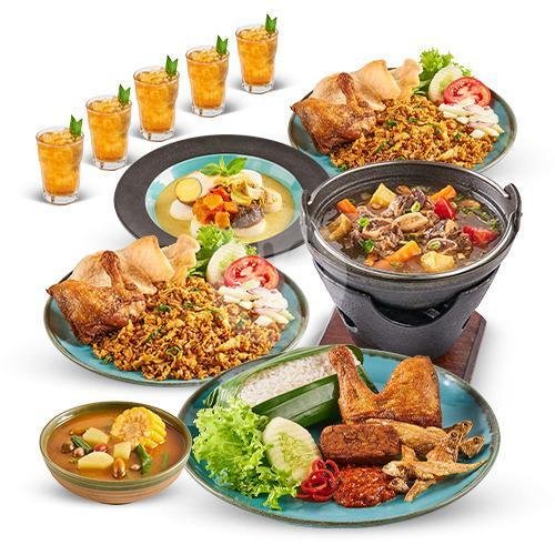 Paket Nasi Goreng Triple' menu Dapur Solo, Cihampelas Walk