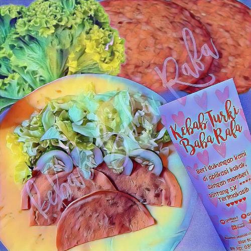 Kebab Besar Daging Asap Kezu Moza menu Kebab Turki Baba Rafa, Warung Dimas