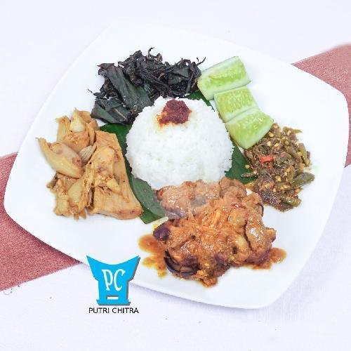Nasi Gulai Cincang Kambing menu Nasi Padang Putri Chitra 3, Gajah Mada