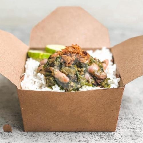 Rice box Cumi Asin pedas menu Dapur Mamiku, Kramat Tegal