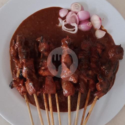 Sate Kambing Campur Ati menu RM. Laksana Jaya, Krembangan Timur