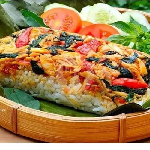 Nasi Bakar Teri MiX Tempe Kemangi menu Mie Ayam & Nasi Bakar Mbak Yanti, Klender