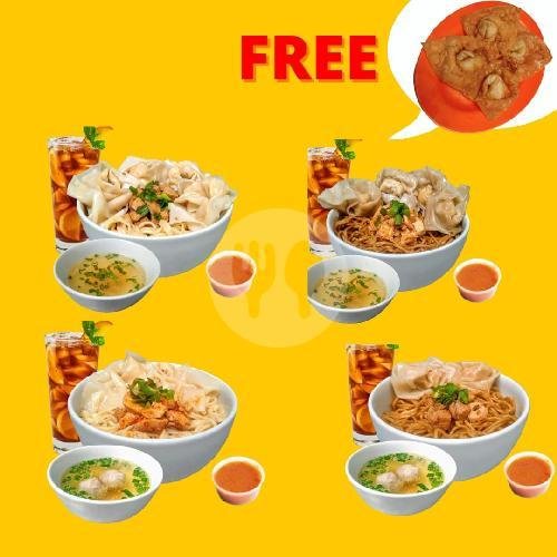 Bakmi Manis Rica + Baso + Pangsit + Minuman menu Bakmi Pelita 2, PHH Mustopa