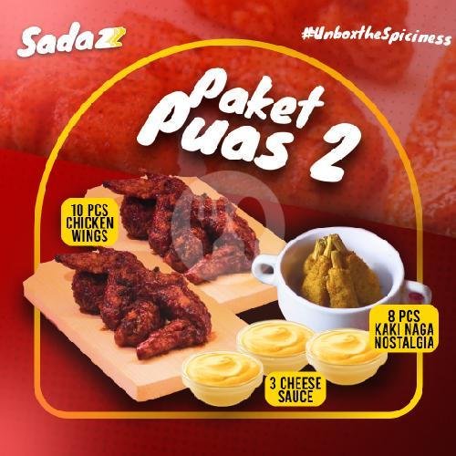 Paket Puas 3 menu Ayam Sadazzz, CIledug