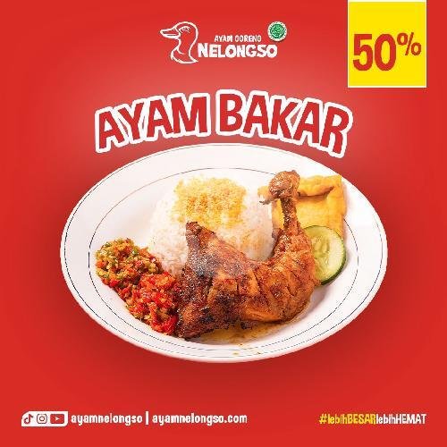 Paket Komplit Geprek Kribo menu Ayam Goreng Nelongso, Mastrip Jember
