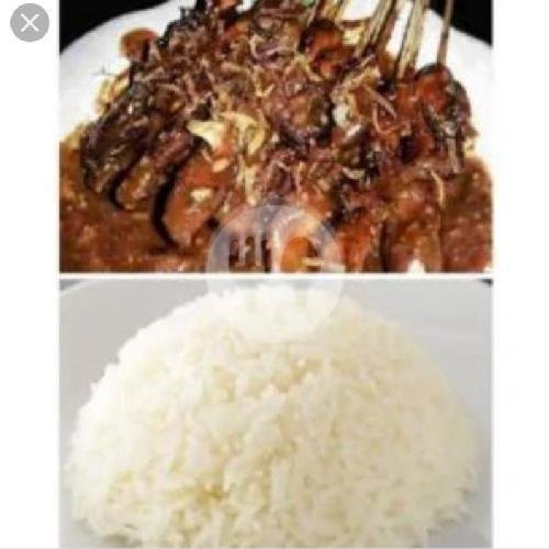 Paket Nasi+ Sate Ayam 10 Tusuk menu Warung Sate Madura 38, Pertigaan Mangin Cipari