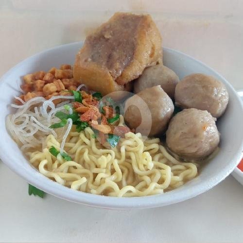 Bakso Kerikil menu Bakso Gerobak Cak Tebe, Purimas