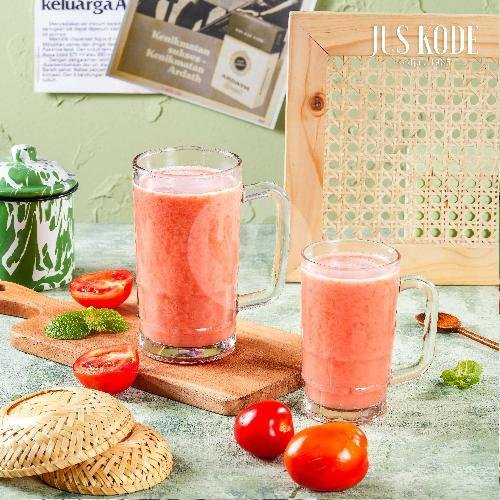 Djoes Wortel (Besar) menu Jus Kode Cempaka Putih, Container Hijau