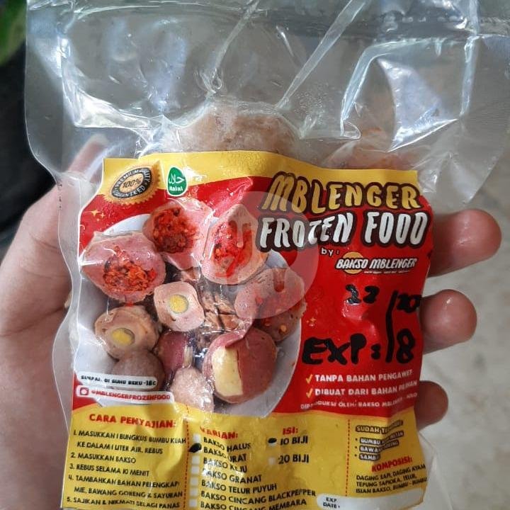 Bakso Frozen Urat Isi 20 menu Bakso Mblenger, Banyuagung