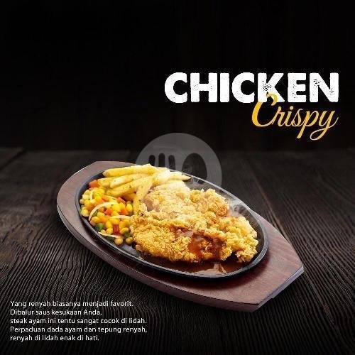Crispy Chicken Steak Spicy Sauce menu SiBii Chicken, Raya Rungkut