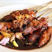 Sate Ayam Campur Kulit Dan Nasi menu Sate Ayam Madura Ar-Rahman, Samping Gerbang TCI2
