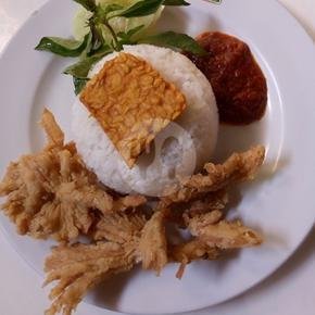 Nasi Usus Crispy menu Lalapan ala Dewi, Kertoraharjo 2
