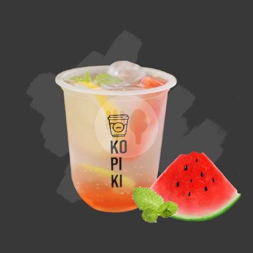 Es Kopi Item menu Kopiki, Kediri