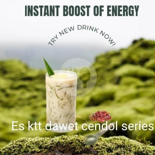 Es Ktt dawet Pelangi Extra Kacang Merah menu ES KTT, Bendungan Sutami