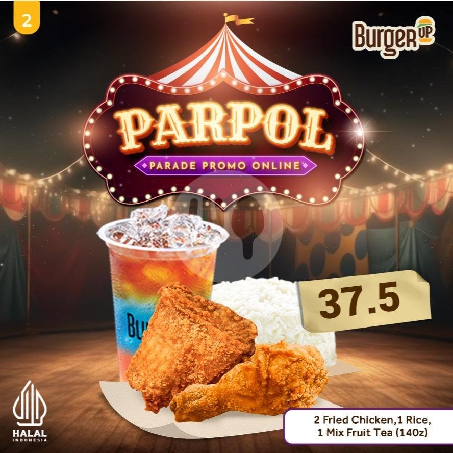 Amayzing 3 menu Burger Up 2 Go, Plaza Surabaya