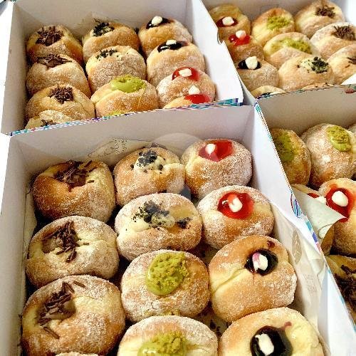 Paket Bomboloni 12pcs menu Qmeuli Donat Bomboloni, Perum Griya Mediteranean
