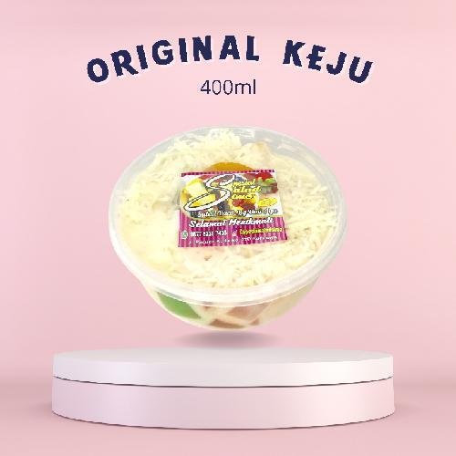 Salad Buah Uk 400ml Topping Keju menu Spesial Salad Simo, Sawahan