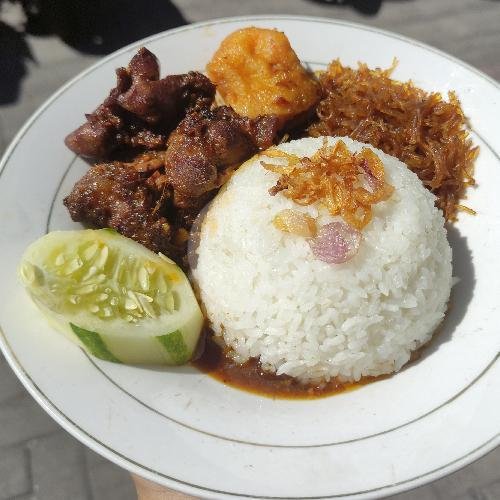 Nasi Empal menu Warung Gudeg Bu Toegijo, Kertajaya