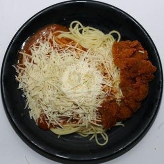 Spagheti Chicken Katsu menu Steak Ranjang