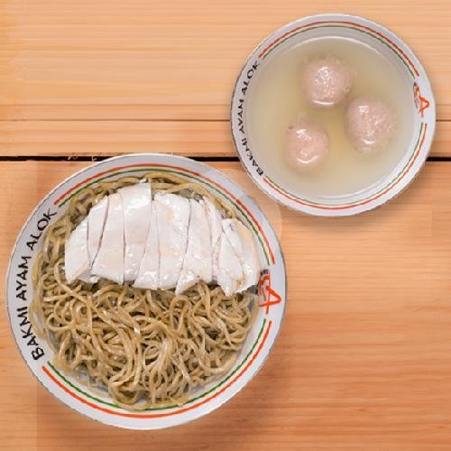Bihun Ayam 1 porsi menu Bakmi Ayam Alok, Kelapa Gading