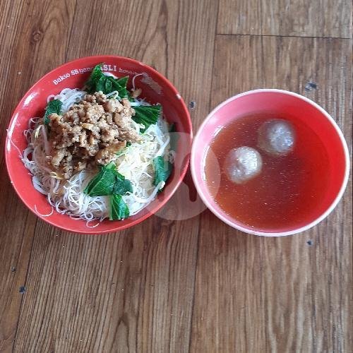 Bihun Ayam Baso Komplit menu Mie Ayam Budi Banyumas Roxy