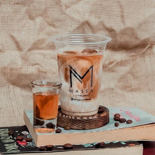 Ice White menu Massa Coffee Shop,  Babakan Jeruk