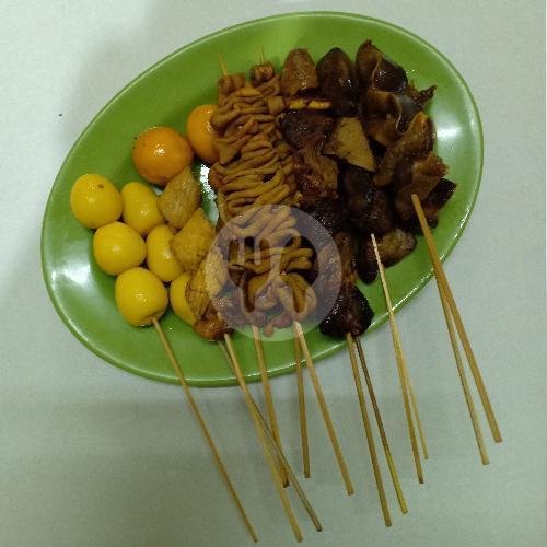 Sate Ati menu Bubur Ayam Bang Jaya, Pesanggrahan