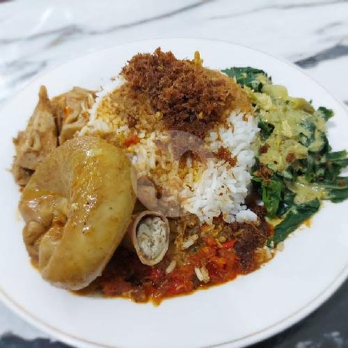Nasi Usus menu Masakan Padang Roda Baru 99, Puntodewo