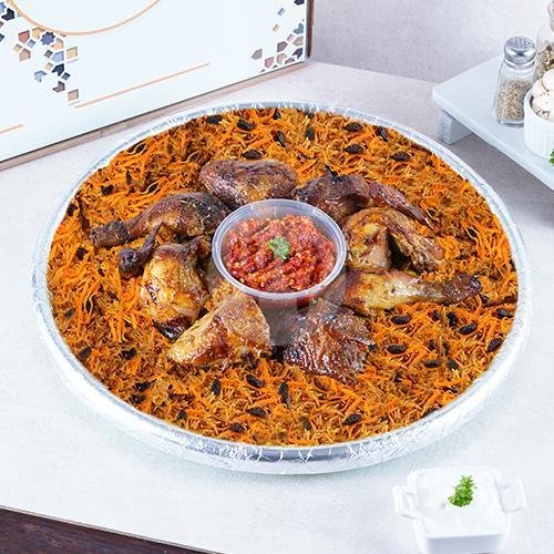 Sultan Mandhi Mix Kabsah menu Emados Shawarma, Malang Pahlawan