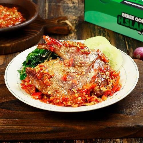 Bebek Gongso Dada menu Bebek Goreng H. Slamet, Parangtritis