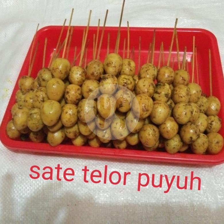 Sate Ati menu Bubur Ayam Grup SP Bang Kosim, Beji