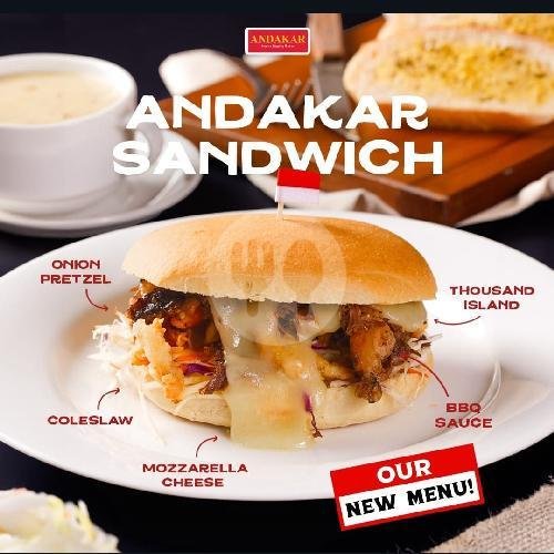 Andakar Sandwich menu Andakar Steak, Radio Dalam