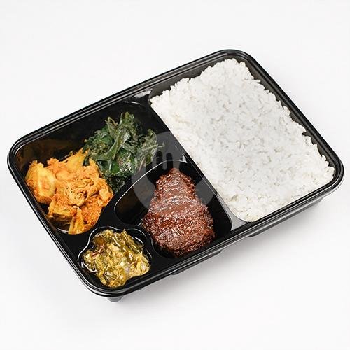 Bento Udang Pete Balado menu Rumah Makan Padang Bu Mus, Cimanuk