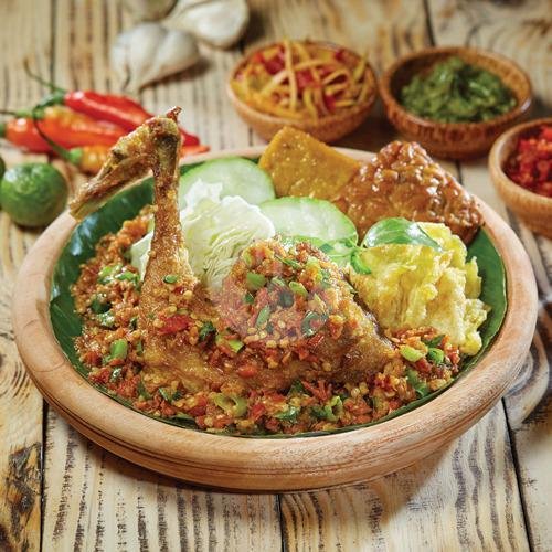 Combo Puas Ayam Balado menu Super Penyet, Setiabudi
