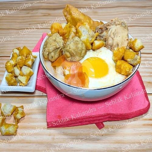 Seblak Komplit Tulangan Mie Kuning menu Seblak Kaliandra, Kebayoran Baru