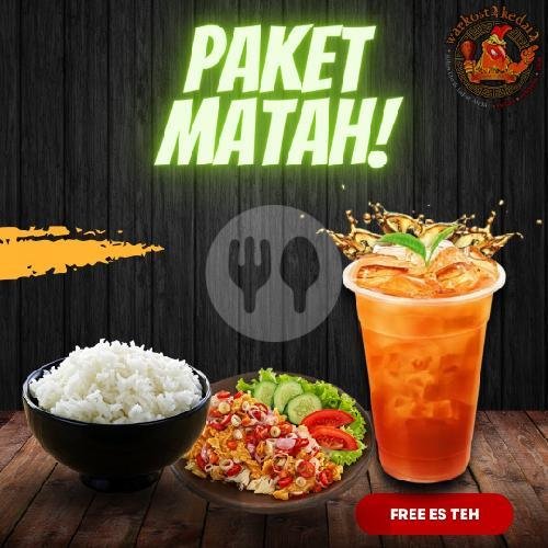 Paket Ayam Saus BBQ menu Warkost 21, Laweyan