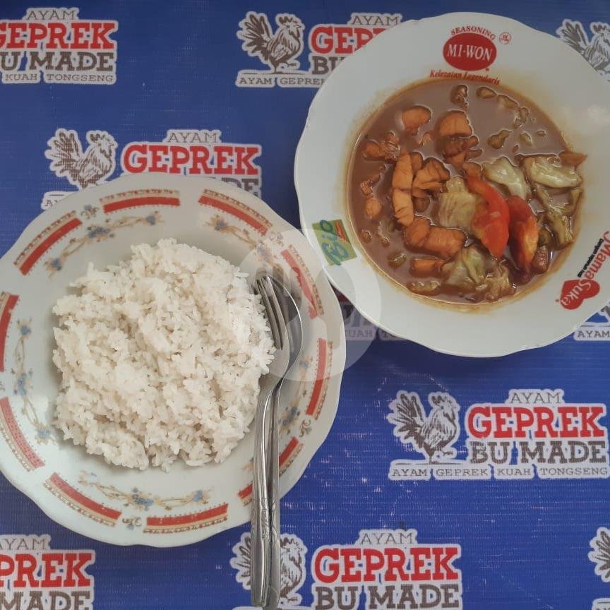 Tongseng Ayam menu Ayam Geprek Bu Made, Wulung