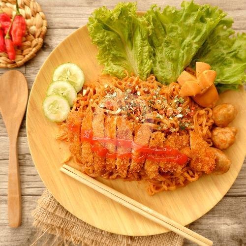 MIE SETAN SAKAU CHICKEN KATSU menu MIE SETAN SAKAU SINGAPARNA