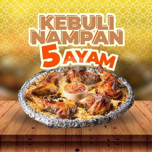 Nampan Kebuli Kambing Isi 3 menu Kebuli Bir' Ali Poltangan, Pasar Minggu