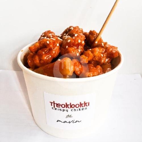 Tteokbokki Ala Mavin + Chikuwa + Telur menu Seblak Mavin, Larasantang 2