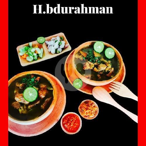 Soto Ayam menu Sate H. ABDURROHMAN